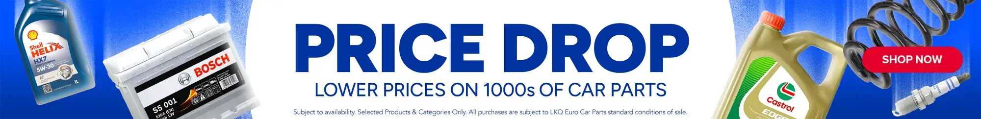 Price Drops on 1000's of lines