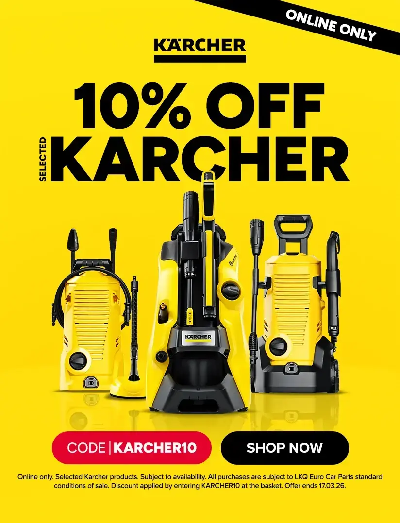 10% off Selected Karcher lines - use code KARCHER10