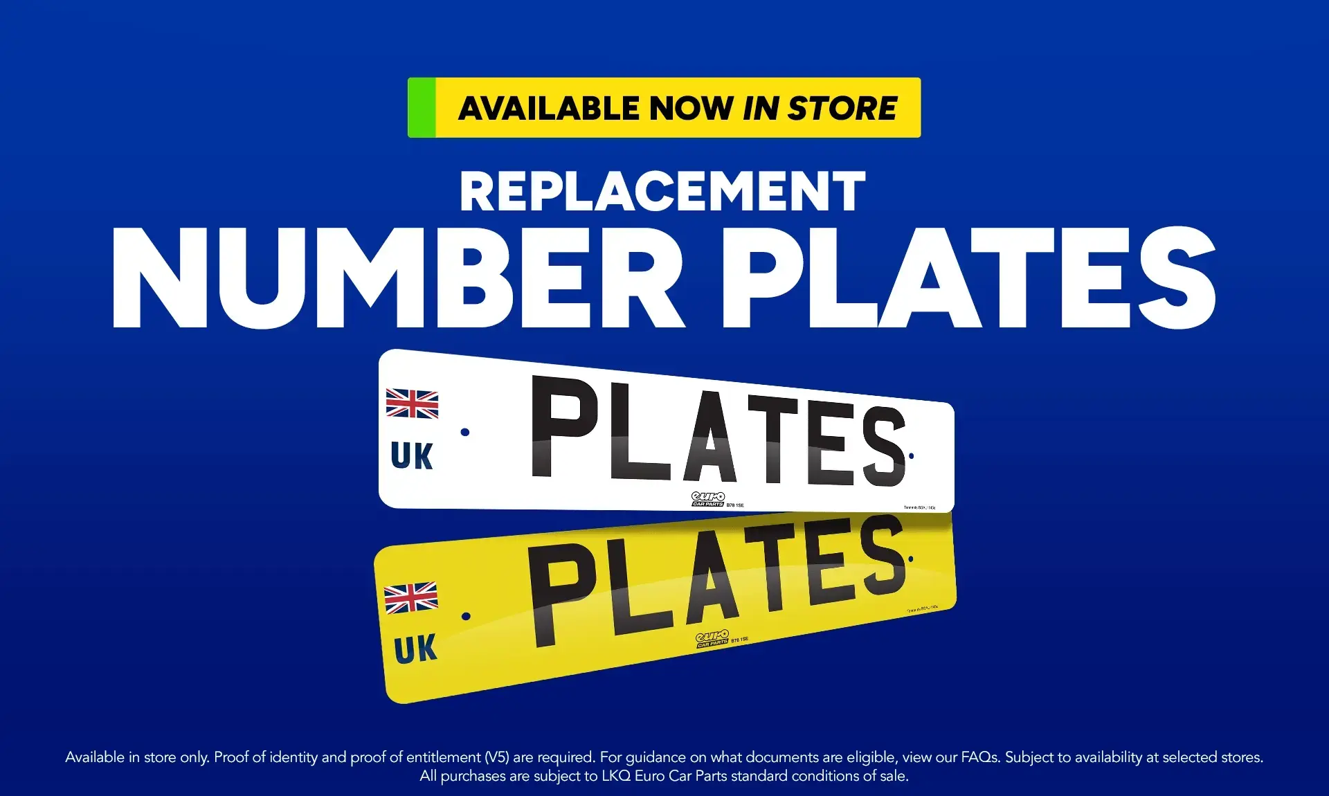 Replacement Number Plates