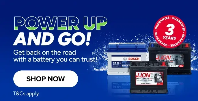 Power Up & Go - Car Batteries at Euro Car Parts