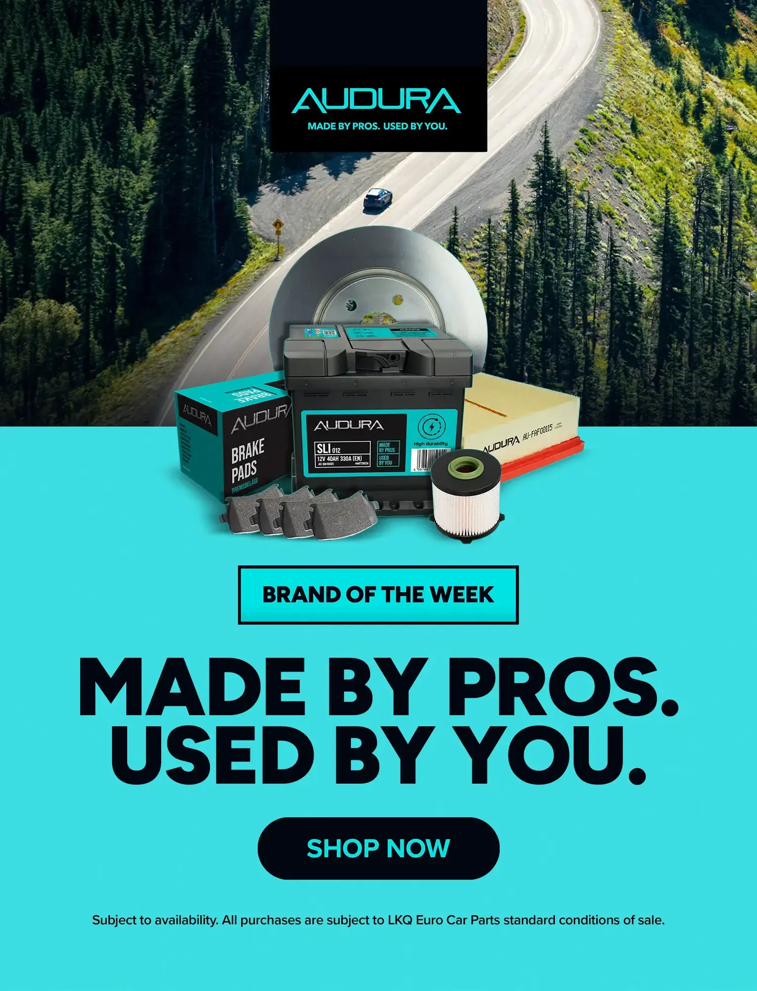 Audura brand of the week - made by pros used by you