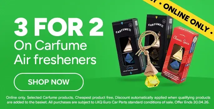 3 for 2 on selected Carfume Air Fresheners