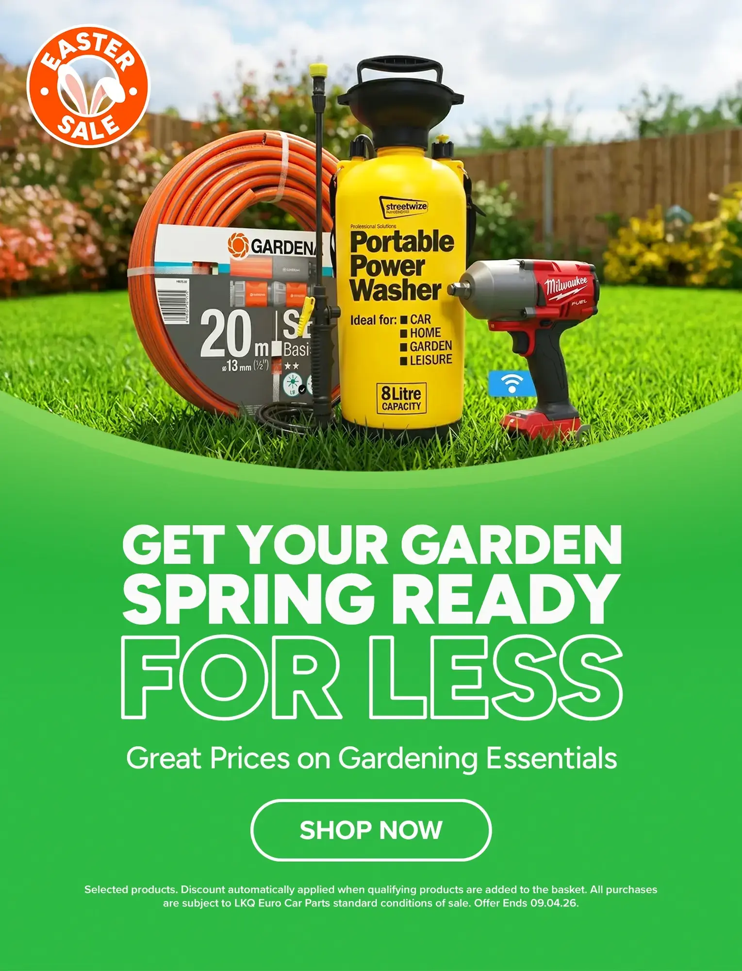 Get your garden Spring ready for less with great prices on Gardening Essentials