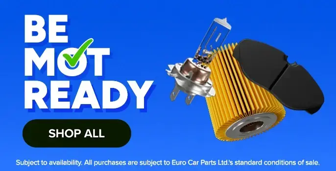 Be MOT ready - Don't get caught out, shop car parts