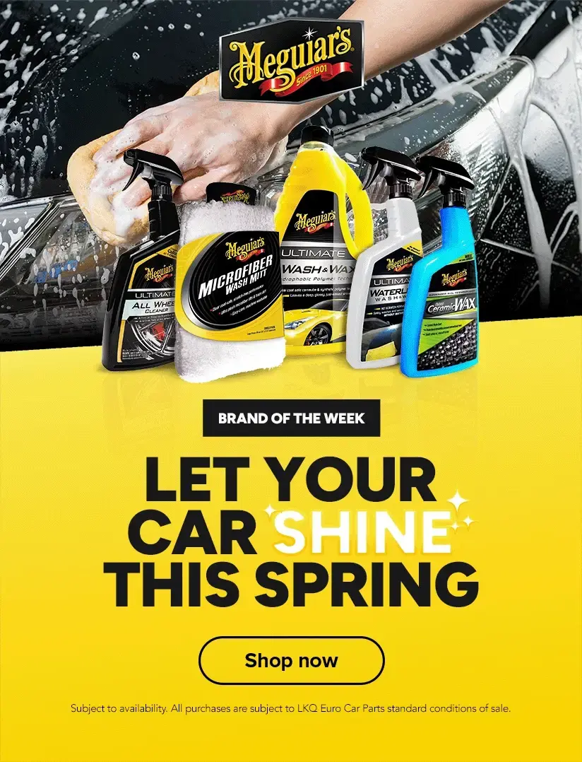Meguiars brand of the week - let your car shine this spring