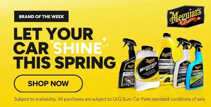 Meguiars brand of the week - let your car shine this spring