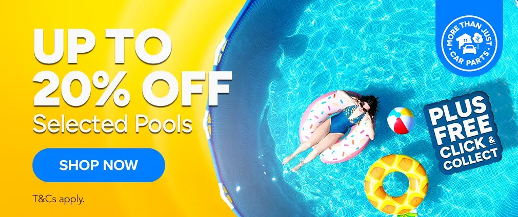 Save up to 20% on Selected Swimming Pools
