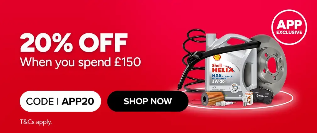 App Exclusive - 20% off when you spend £150