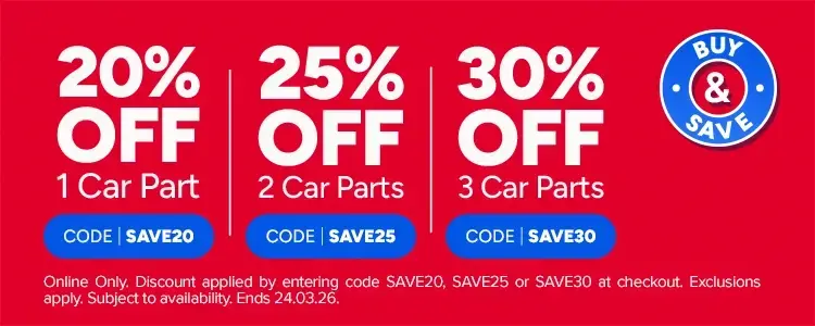 Buy and Save on Car Parts Use SAVE20, SAVE25 or SAVE30