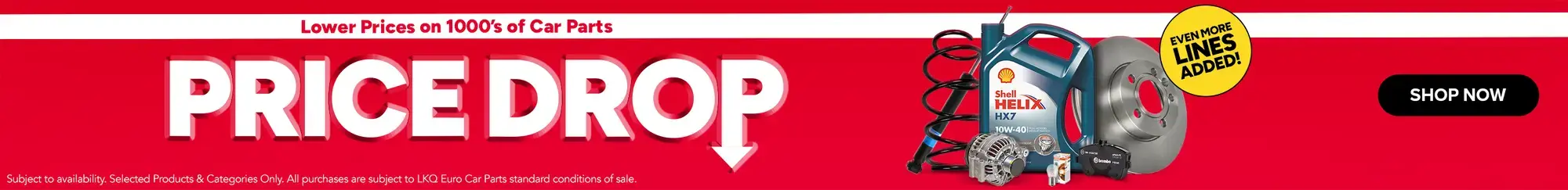 Price Drop on 1000s of lines