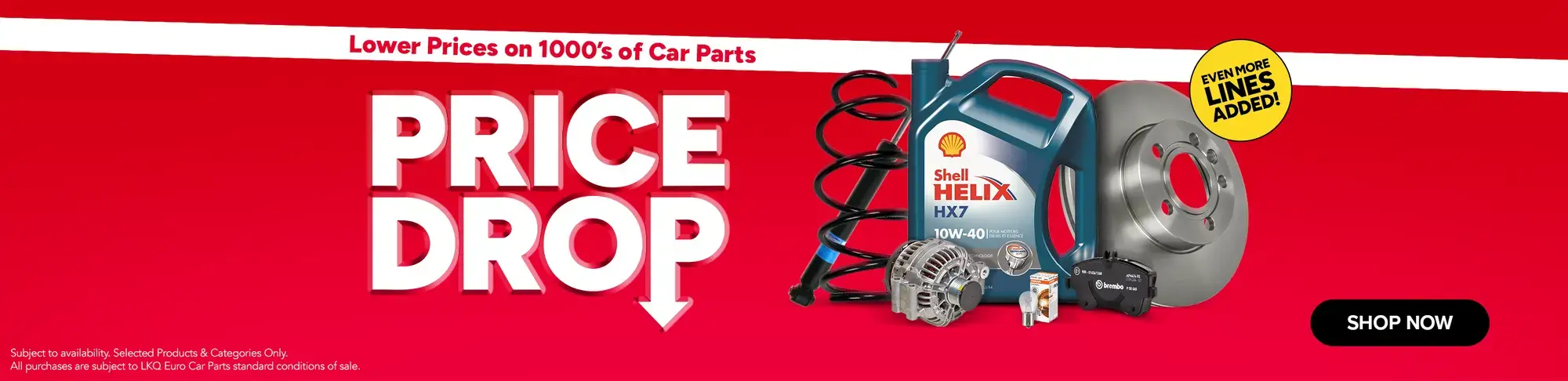 Lower Prices on 1000s of Car Parts 