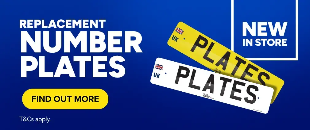 Number Plates - Now Available instore 
