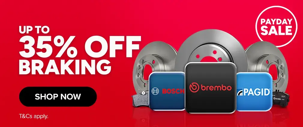 Save up to 35% on Braking