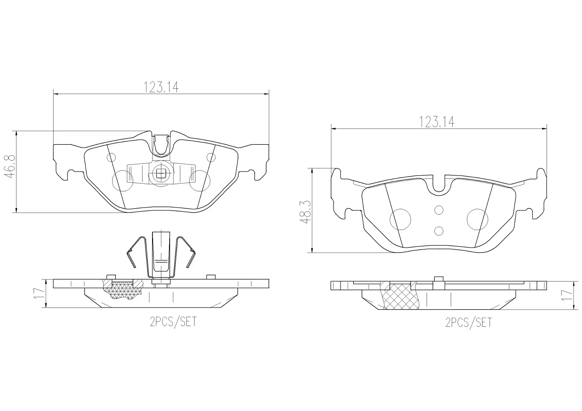 Brembo Xtra Ceramic Brake Pad