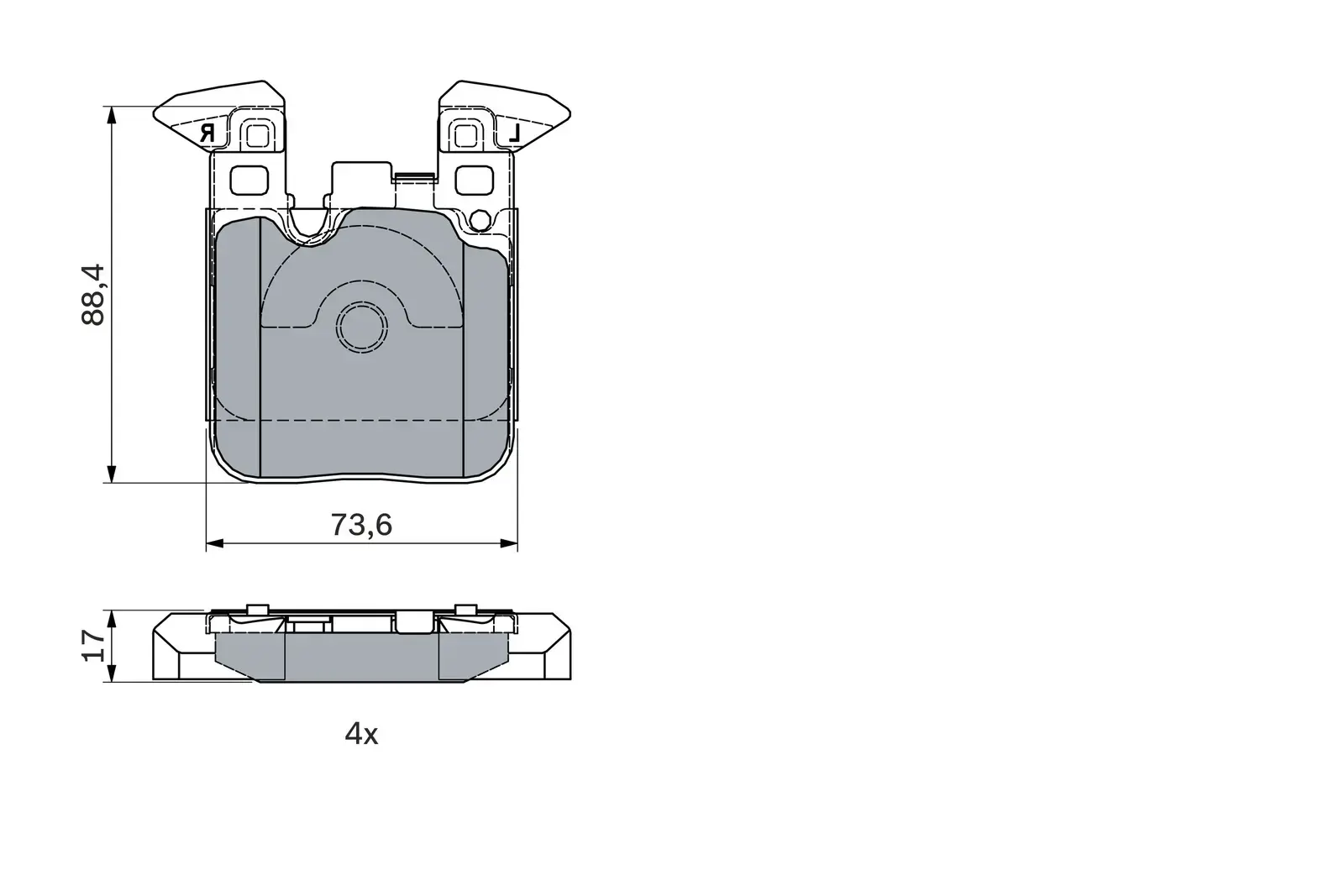 Bosch Brake Pad
