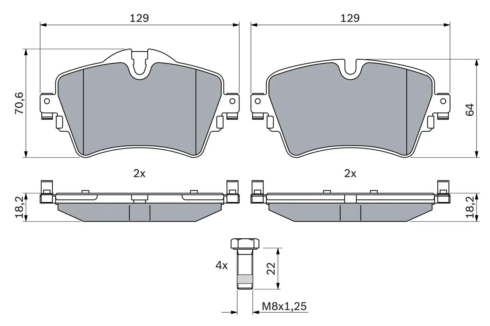 Bosch Brake Pad