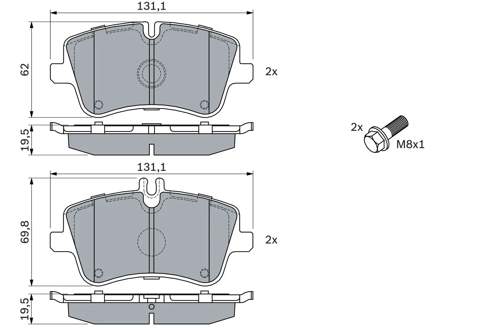 Bosch Brake Pad