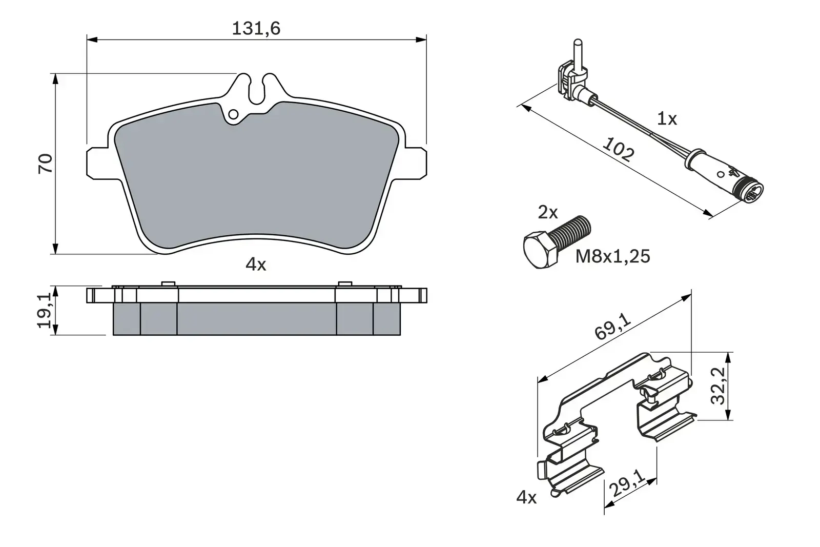 Bosch Brake Pad