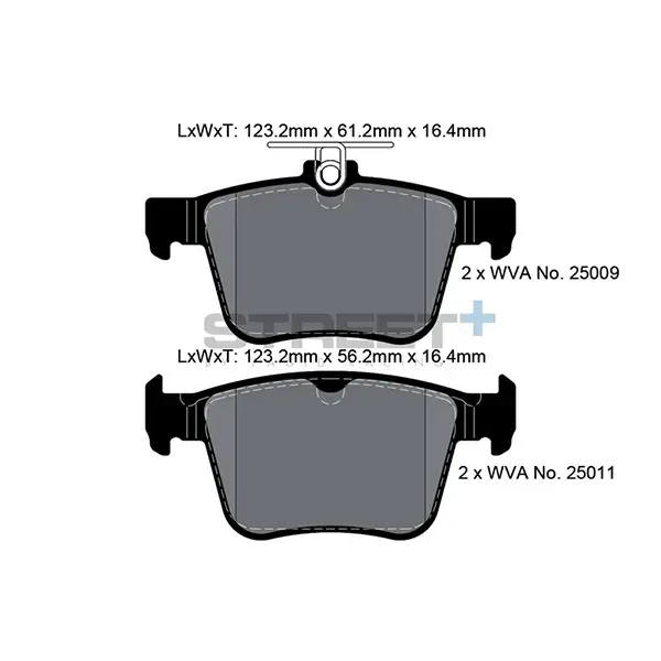 Pagid Street+ Brake Pad