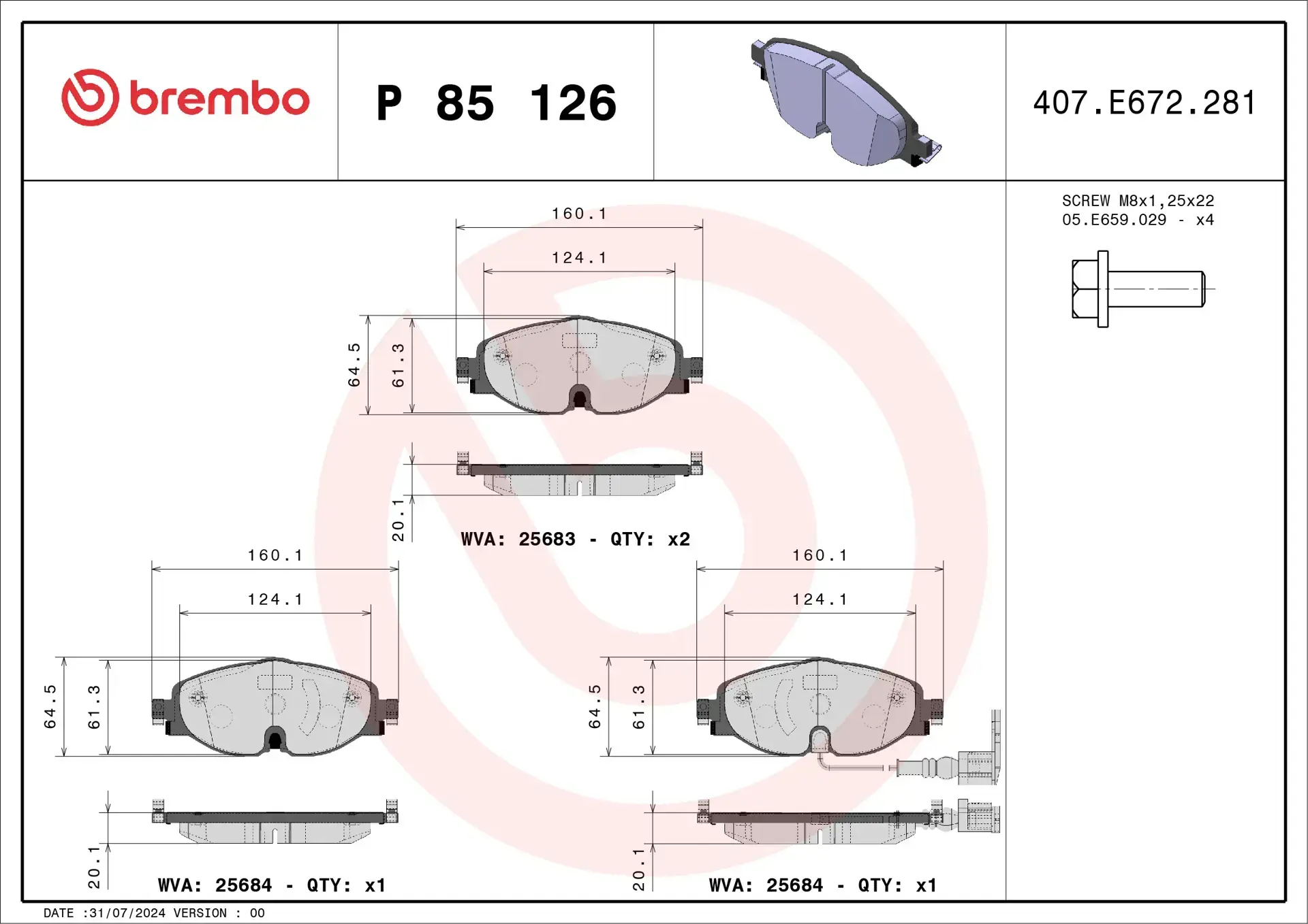 Brembo Brake Pad