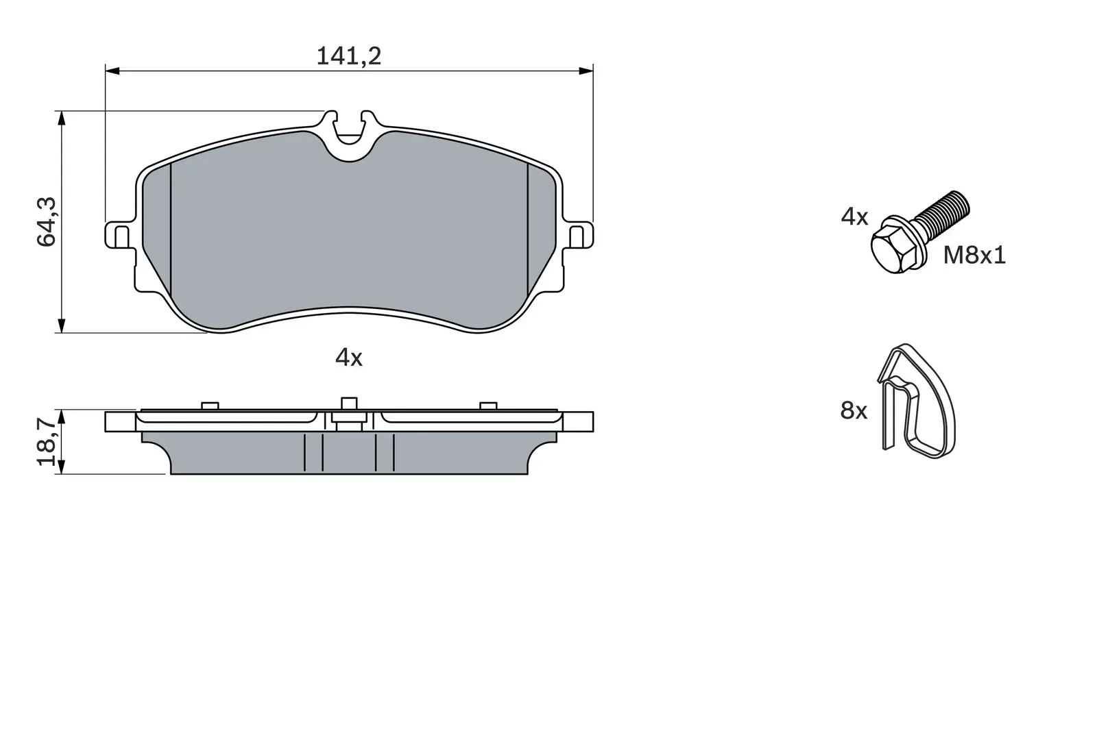 Bosch Brake Pad