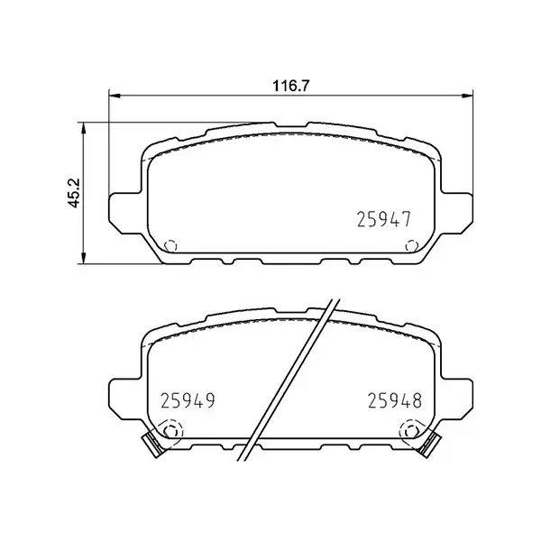 Pagid Brake Pad