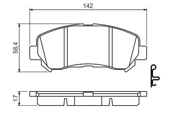 Bosch Brake Pad