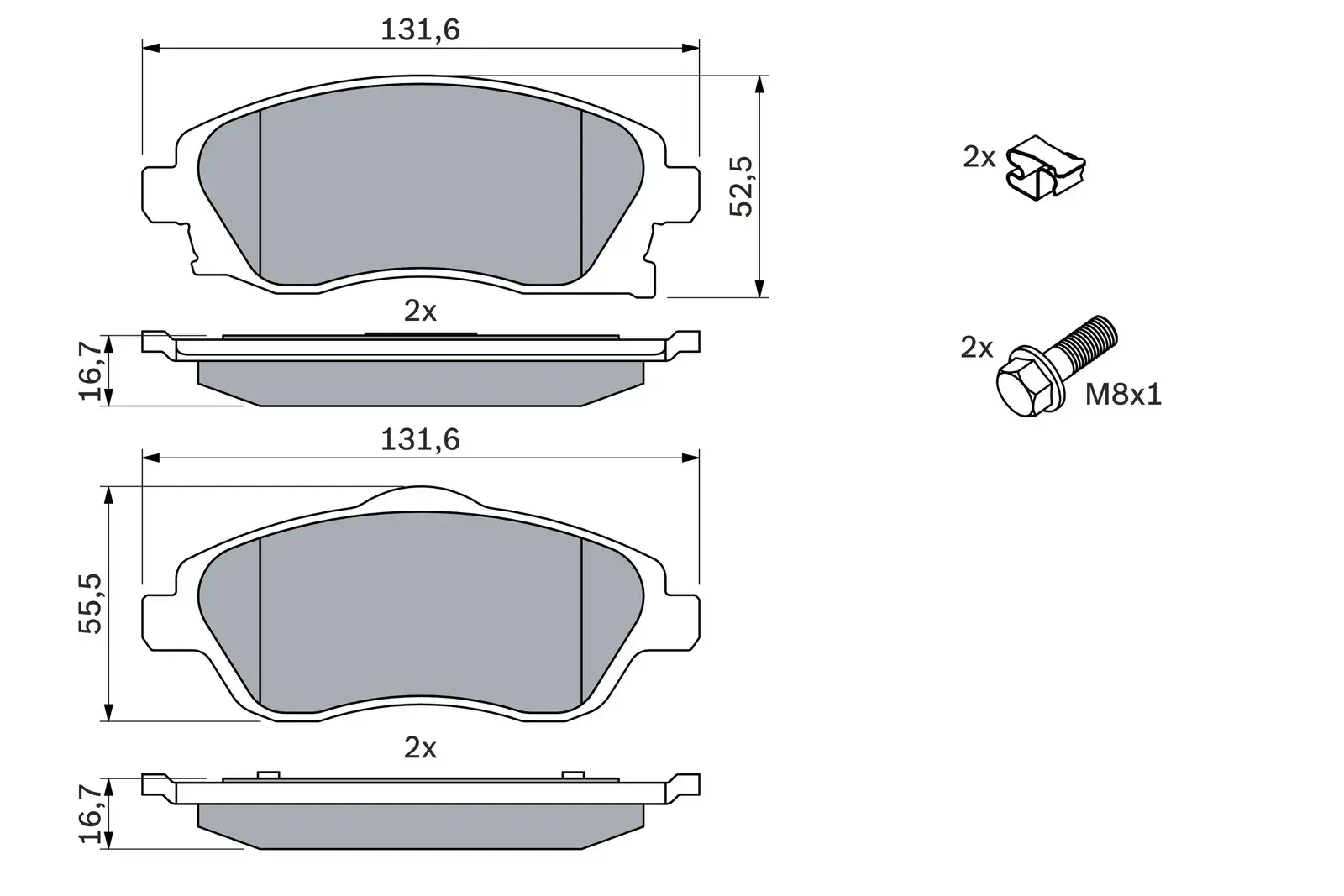 Bosch Brake Pad