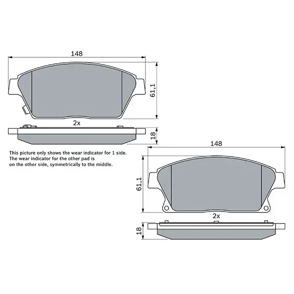 Bosch Brake Pad