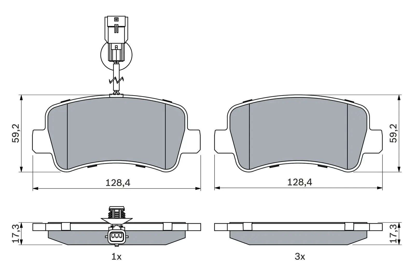 Bosch Brake Pad