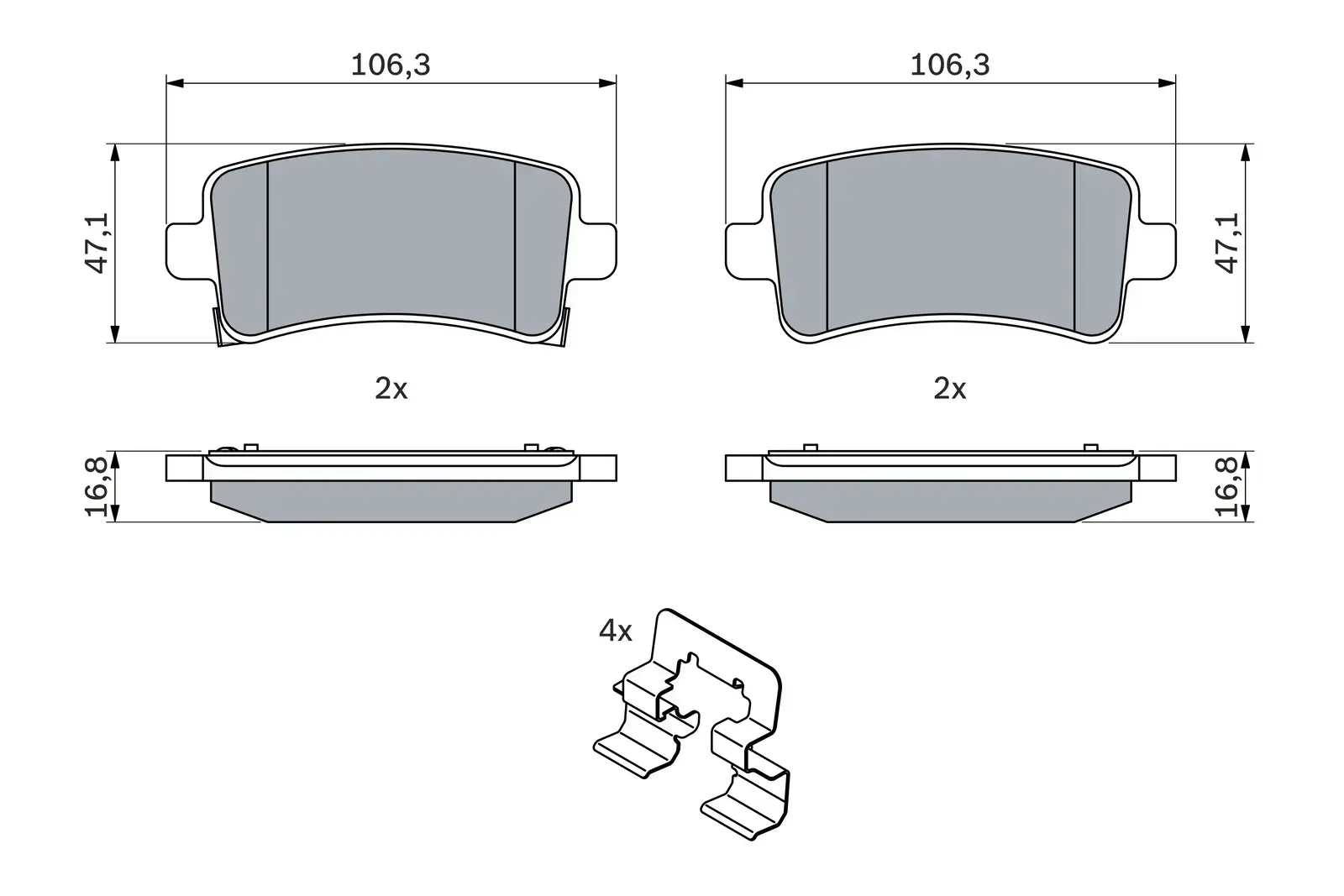 Bosch Brake Pad