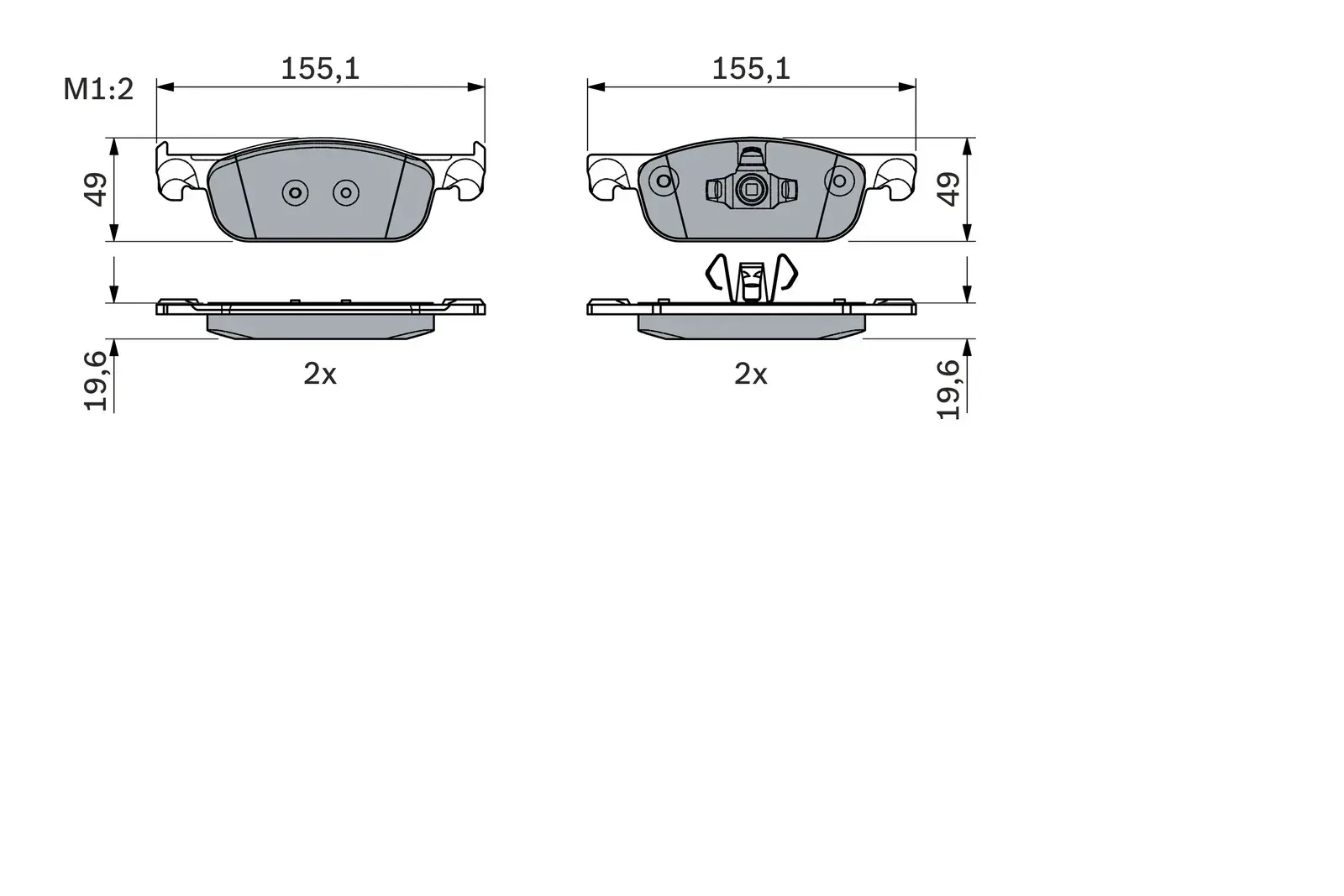 Bosch Brake Pad