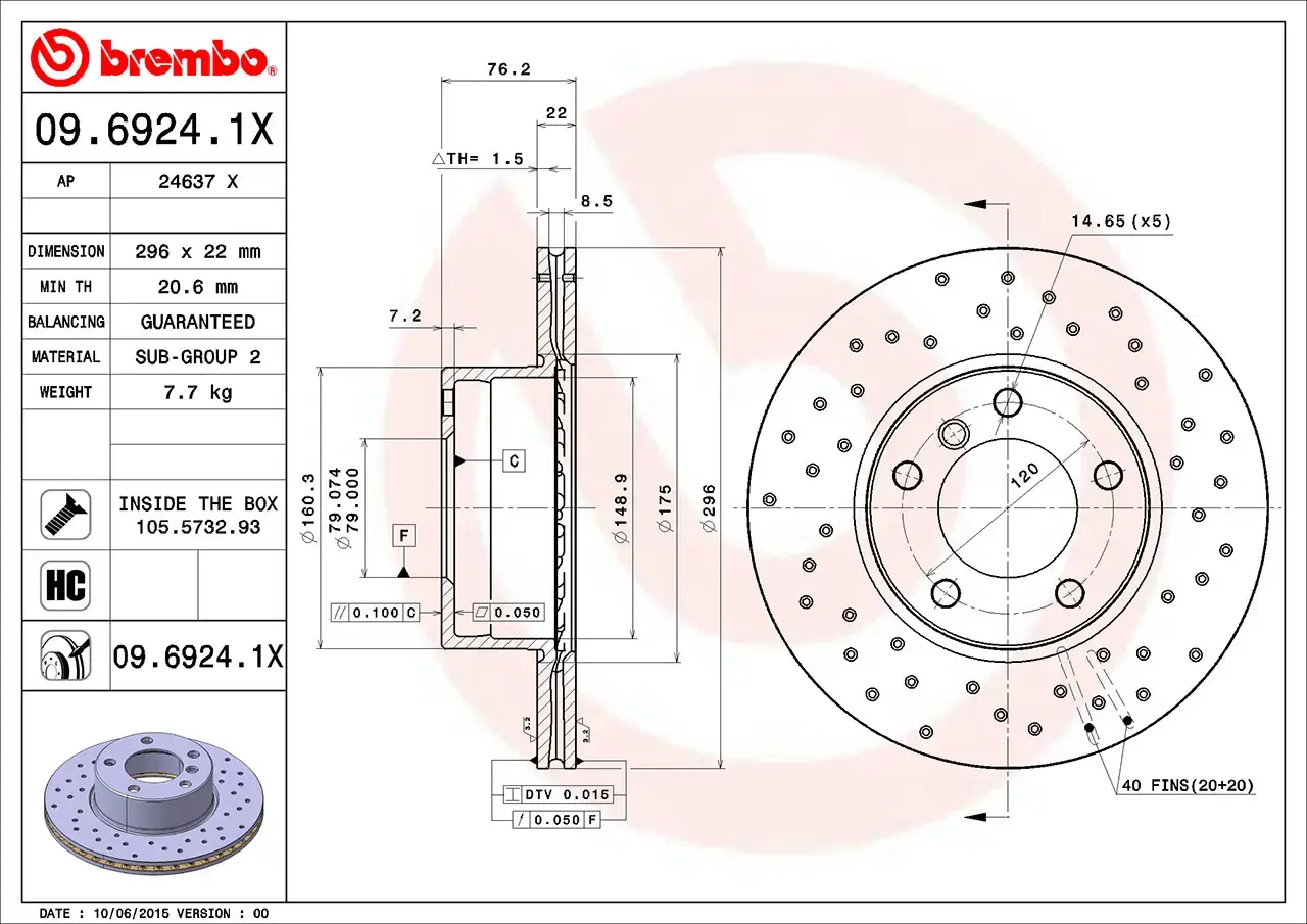 Brembo Xtra Brake Disc