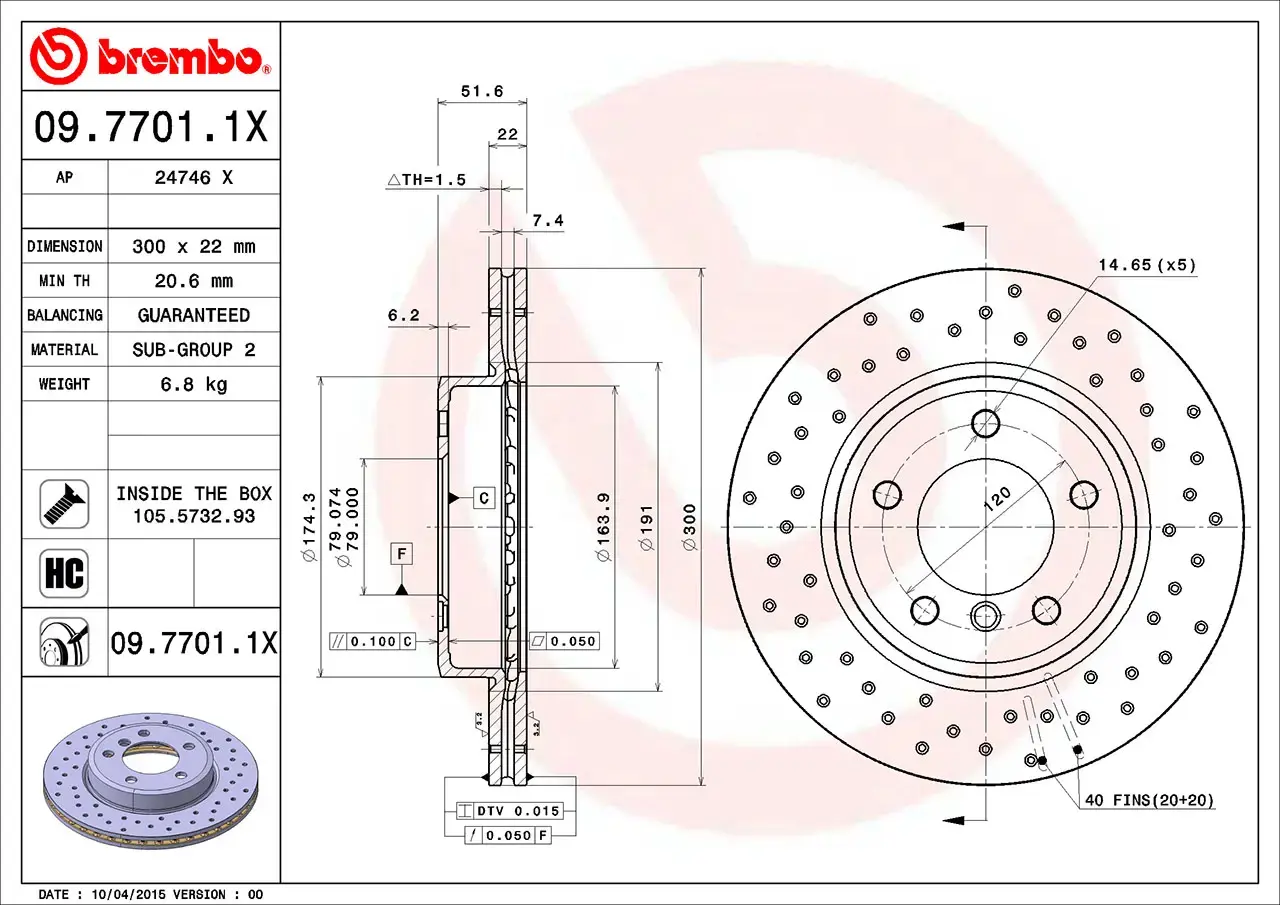 Brembo Xtra Brake Disc