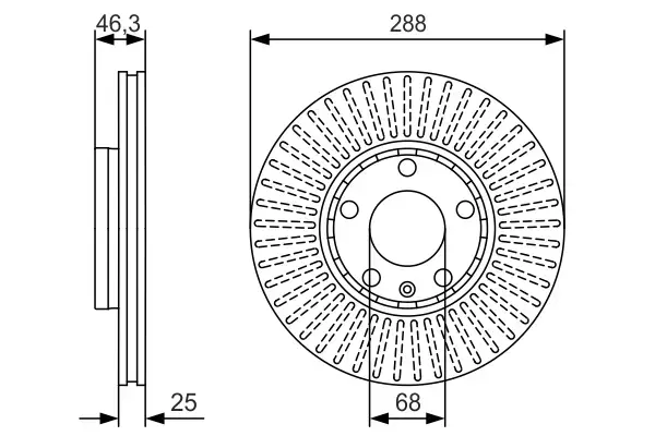 Bosch Brake Disc