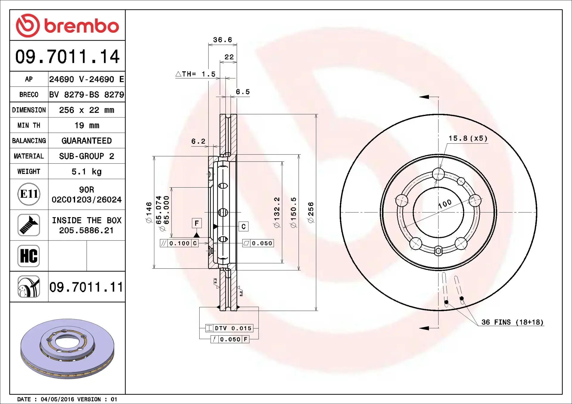 Brembo Brake Disc