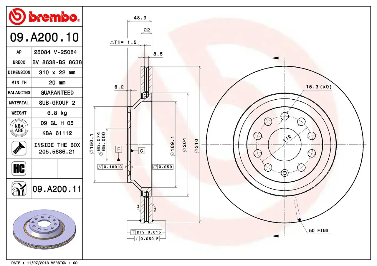 Brembo Brake Disc