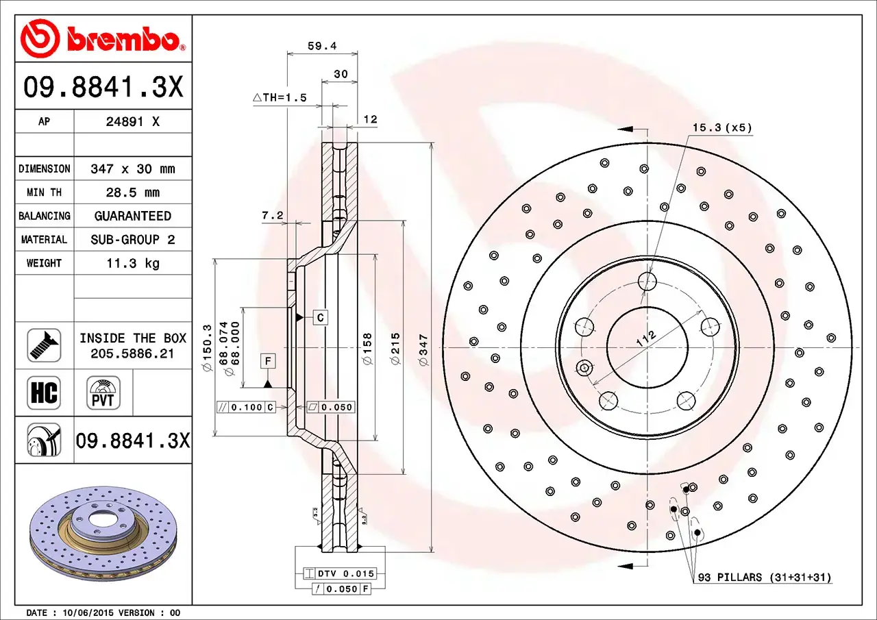 Brembo Xtra Brake Disc