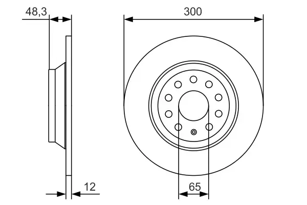 Bosch Brake Disc