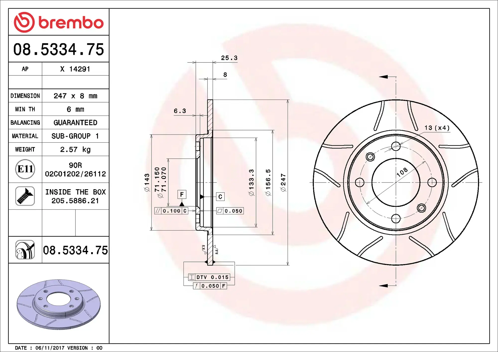 Brembo Max Brake Disc