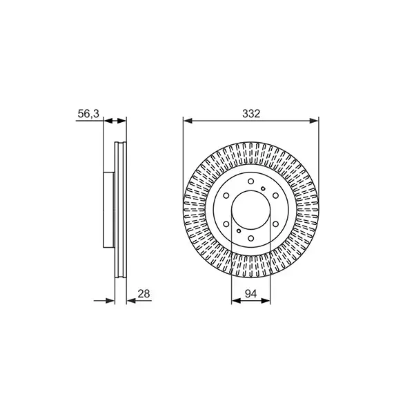 Bosch Brake Disc