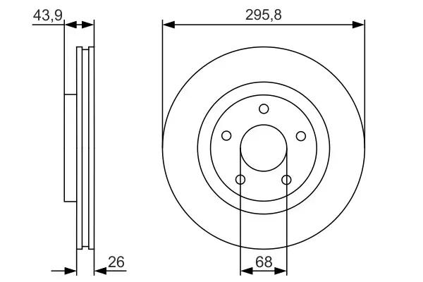 Bosch Brake Disc