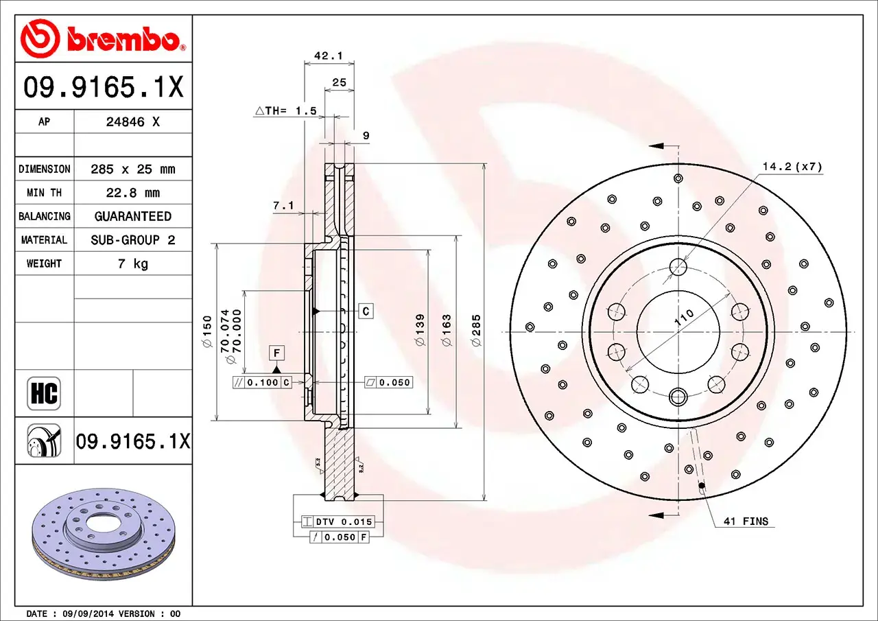 Brembo Xtra Brake Disc