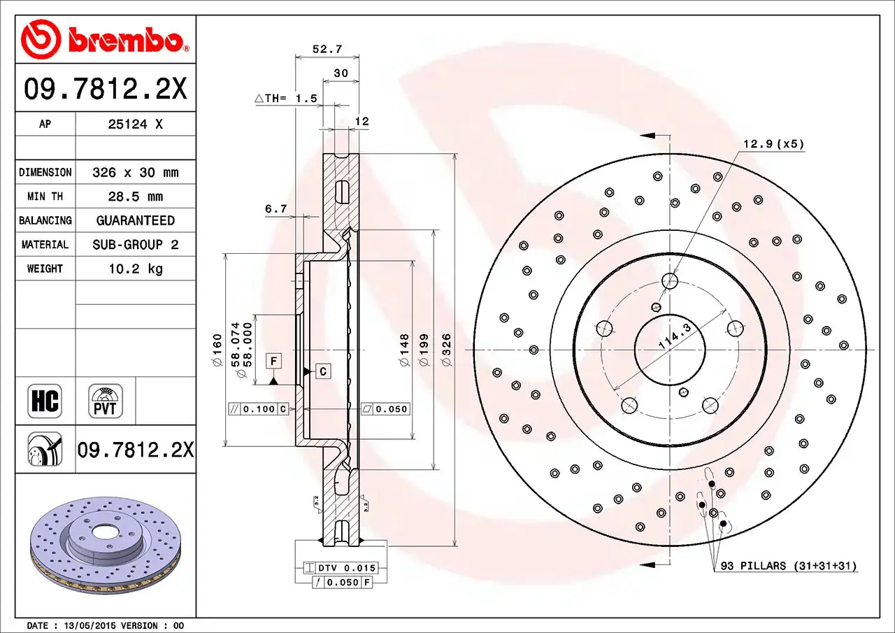 Brembo Xtra Brake Disc