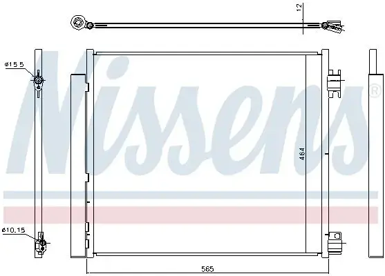 Nissens Condenser A/C