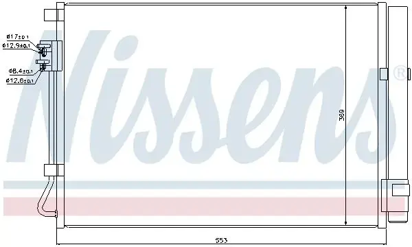 Nissens Condenser A/C