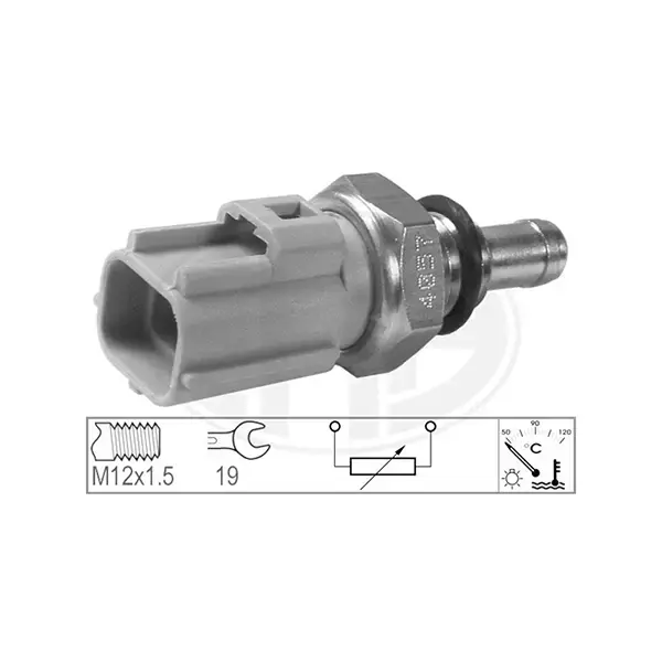 Era Coolant Temp Sensor Ford 1.8 2.0 16V 00-07 Grey 2 Pin | 330640 | Euro Car Parts