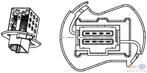 Mahle Heater Fan Resistor