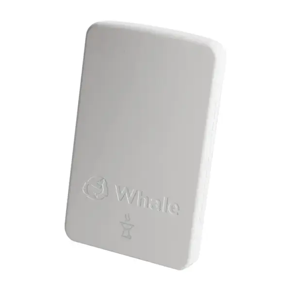 Whale Easi-Slide BBQ socket lid plain white.