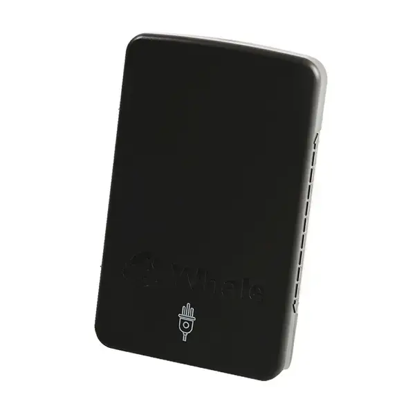 Whale Black Mains Electric Out Socket Lid